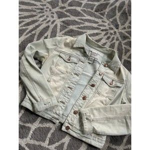 American Rag Light Wash Cropped Denim Jacket